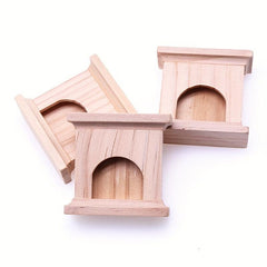 Wooden Fireplace Scene Furniture Toy for Kids