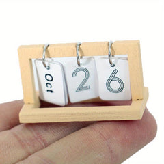 12 Dollhouse Desk Calendar Wall Calendar Home Decor Play House Toy