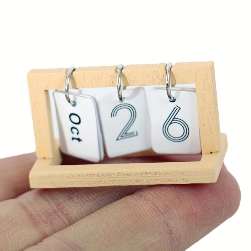 12 Dollhouse Desk Calendar Wall Calendar Home Decor Play House Toy