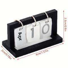 12 Dollhouse Desk Calendar Wall Calendar Home Decor Play House Toy