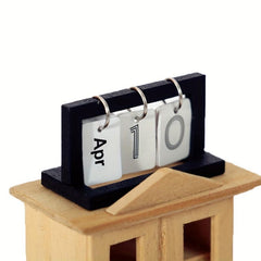 12 Dollhouse Desk Calendar Wall Calendar Home Decor Play House Toy