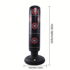 Inflatable Vertical Boxing Column Tumbler for Fitness, Adults & Children