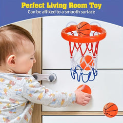 Bathroom Basketball Shooting Play Toys - 3 Ball Sets