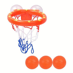 Bathroom Basketball Shooting Play Toys - 3 Ball Sets