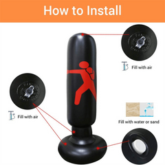 Inflatable Boxing Column Decompression Training Toy