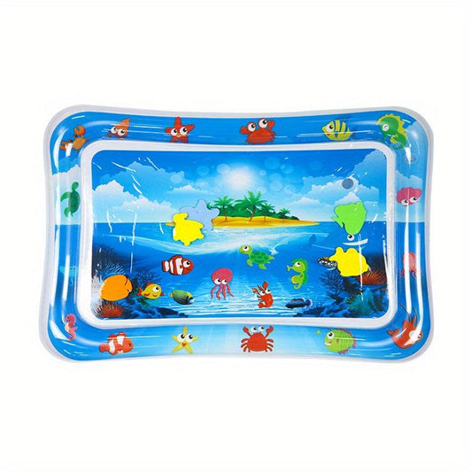Kids Inflatable Water Mat with Music Tumbling Pad Toys