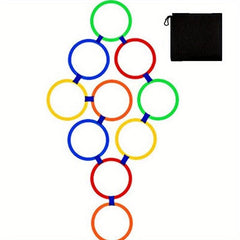 Kids Agility Sensitivity Training Set with Hoop Rings and Connectors