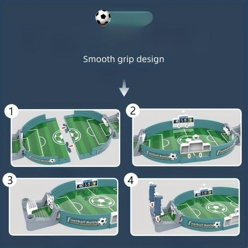 Kids' Football Table Puzzle Game Double Battle Interactive Desktop Kicking Game