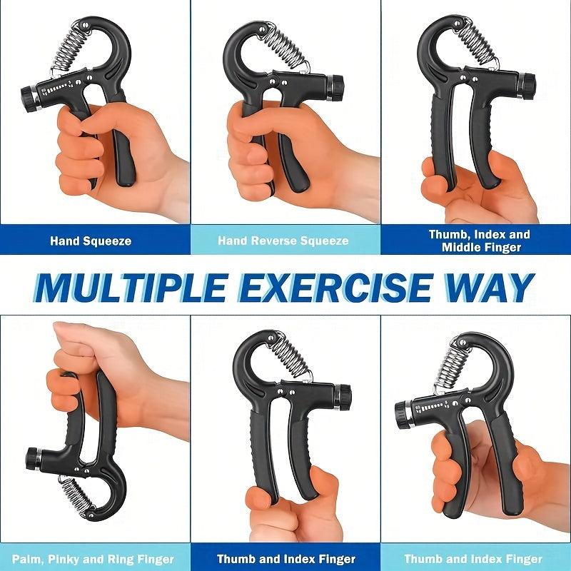 Adjustable Grip Strength Trainer 11-132lbs Forearm Hand Exerciser
