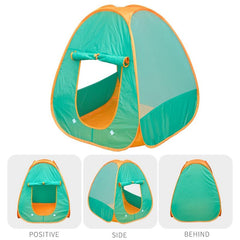 Green Children's Tent House Foldable Portable Game Toy