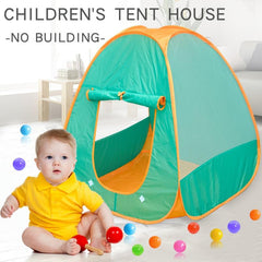 Green Children's Tent House Foldable Portable Game Toy