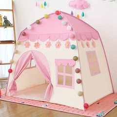 Kids Indoor Play House Field Grid Baby Room Tent Oxford Cloth Toy House
