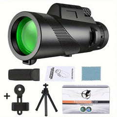 80x100 HD Monocular Telescope for Bird Watching Stargazing Camping Hiking Travel