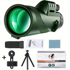 80x100 HD Monocular Telescope for Bird Watching Stargazing Camping Hiking Travel