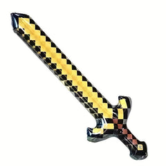 2pcs Gem Sword Golden Sword Inflatable Toys Halloween Decoration Family Games