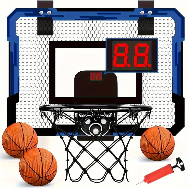 Kids Indoor Basketball Frame with LED Electronic Scoring