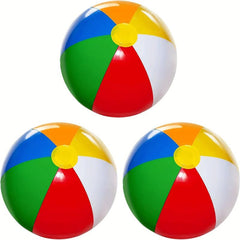 3PCS Inflatable Beach Ball Pool Party Favors Summer Water Toy Fun Game 20-32cm