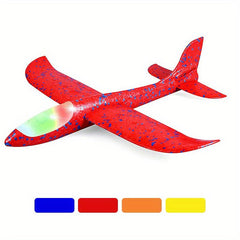 2 Pack Large Foam Airplane Toys - Outdoor Flying Glider for Kids