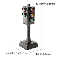 Toy Traffic Signal Light Model with Lights And Sounds