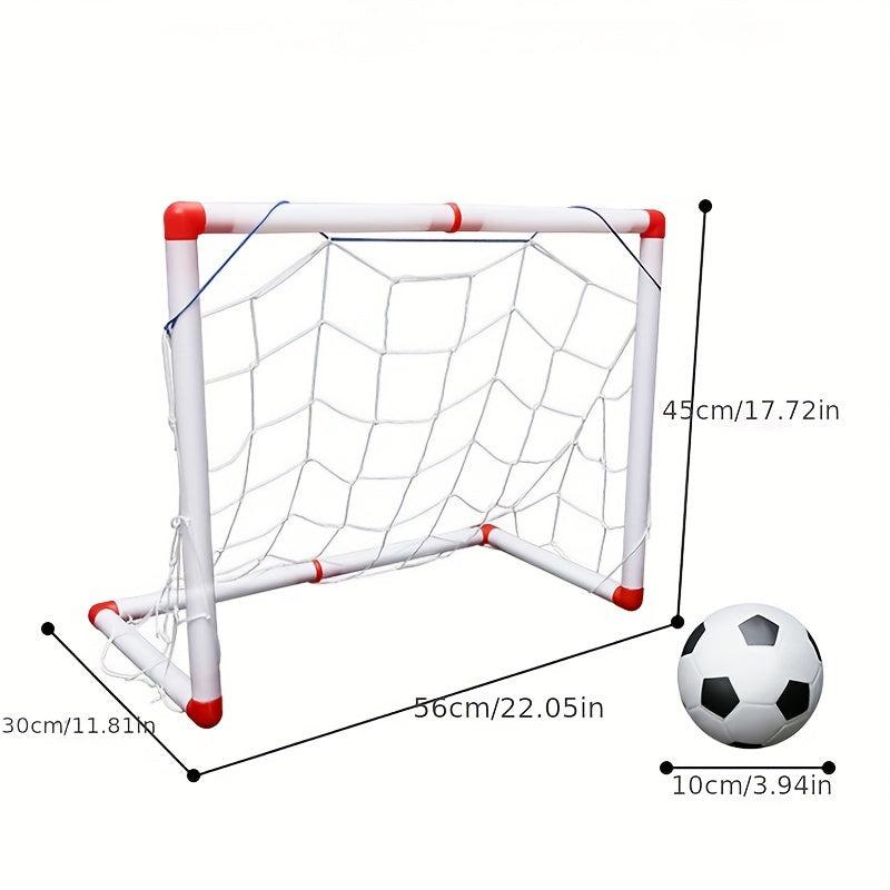 Football Gate Children's Puzzle Toy with Air Pump