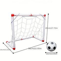Football Gate Children's Puzzle Toy with Air Pump
