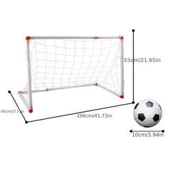 Football Gate Children's Puzzle Toy with Air Pump