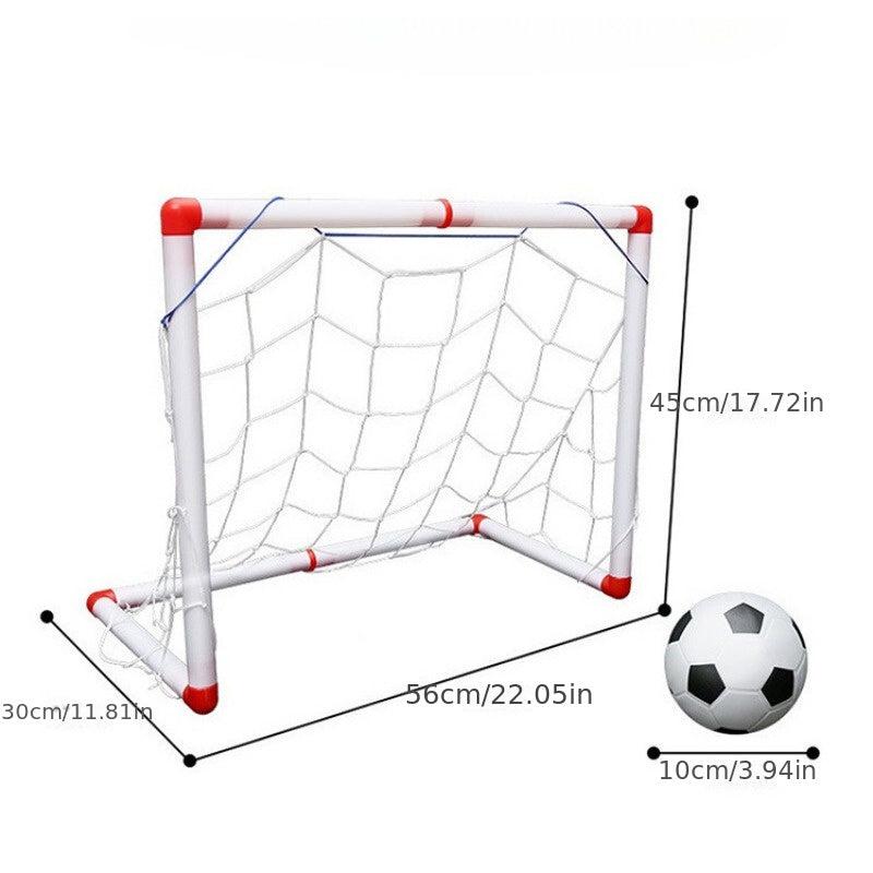 Football Gate Children's Puzzle Toy with Air Pump