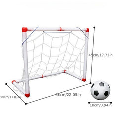 Football Gate Children's Puzzle Toy with Air Pump