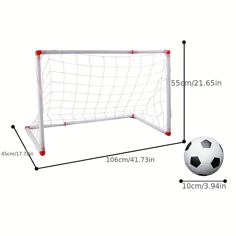 Football Gate Children's Puzzle Toy with Air Pump