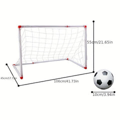 Football Gate Children's Puzzle Toy with Air Pump
