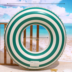 Vintage Striped Inflatable Baby Swimming Ring for Kids