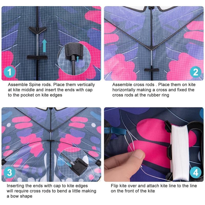 Large Butterfly Kite for Kids and Adults