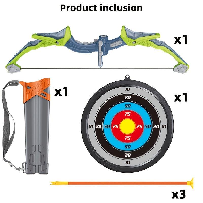 Kids Archery Toy Set Bow & Arrow Shooting Game Outdoor Gift Boys & Girls