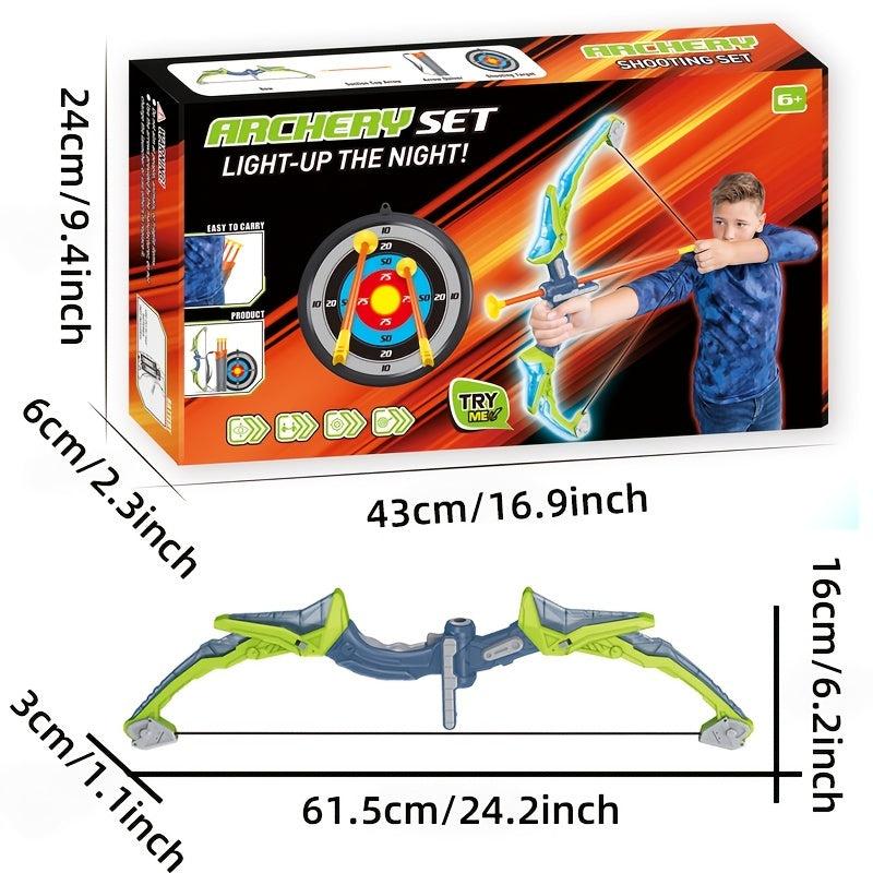 Kids Archery Toy Set Bow & Arrow Shooting Game Outdoor Gift Boys & Girls