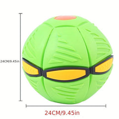 Kids Luminous Bouncing Ball Magic Flying Saucer Deformation Ball