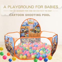 Kids Cartoon Car Shoot Pool Ocean Ball Pool Toy