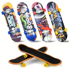 Mini Finger Skateboard Puzzle Toy Gift with Storage Box