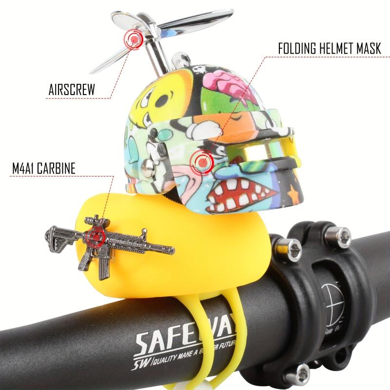Little Yellow Duck Helmet Set for Kids Bike