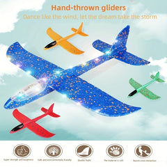 Kids Foam Hand Throwing Gliding Aircraft Toy