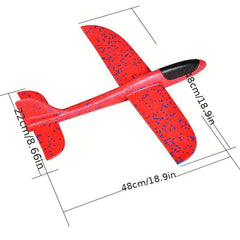 Kids Foam Hand Throwing Gliding Aircraft Toy