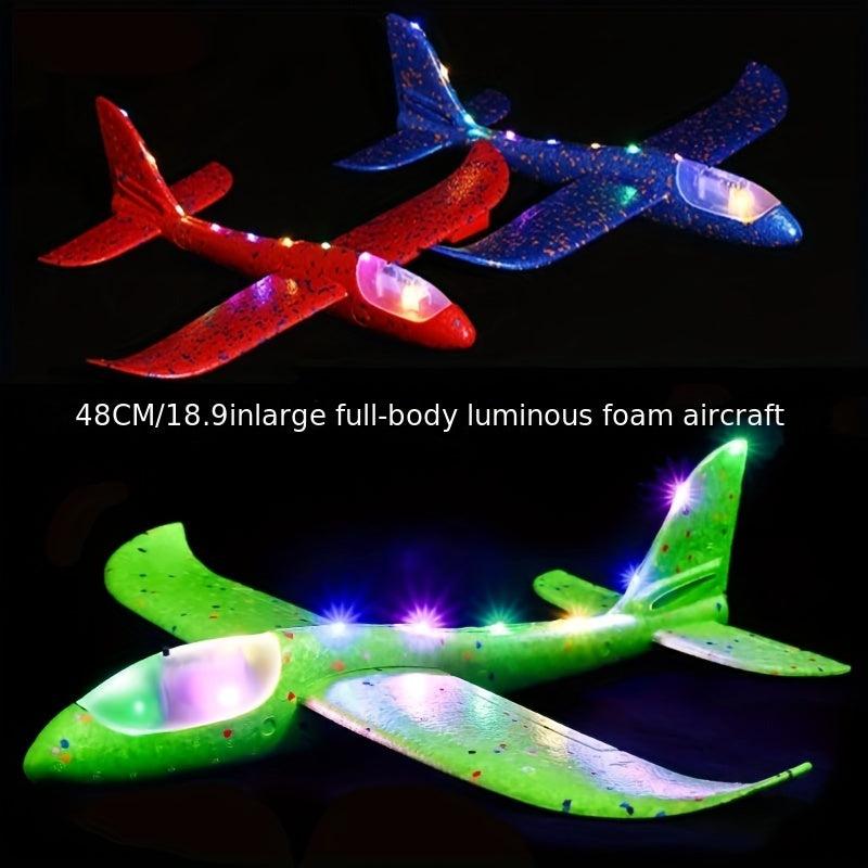 Kids Foam Hand Throwing Gliding Aircraft Toy