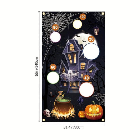 Halloween Party Fun Sandbag Game Banner Decoration