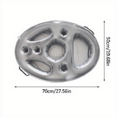 Inflatable Floating Snack Tray for Pool Parties