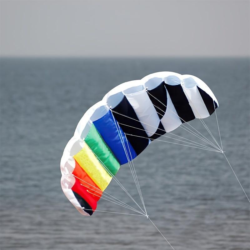 Rainbow Double Line Stunt Kite Combo 1.4m & 2x30m Line