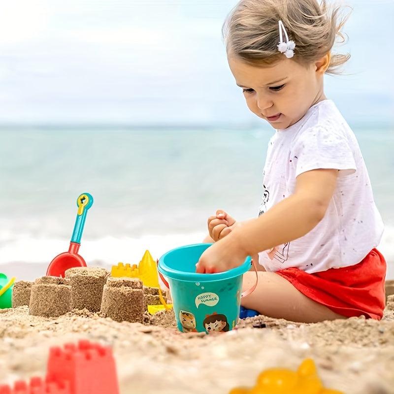 18pcs Beach Toy Set Baby Outdoor Tool Sand Bucket Digging Sand Bucket