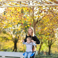 Outdoor Kids Swing Seat With Adjustable Rope