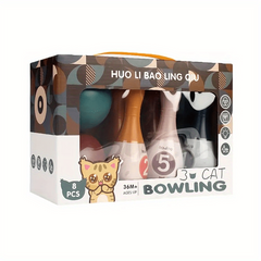 Kids Bowling Toy Set - 6 Pins, 2 Balls
