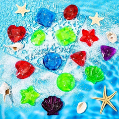 Colorful Diving Gem Pool Toys for Outdoor Summer Fun