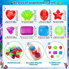 Colorful Diving Gem Pool Toys for Outdoor Summer Fun
