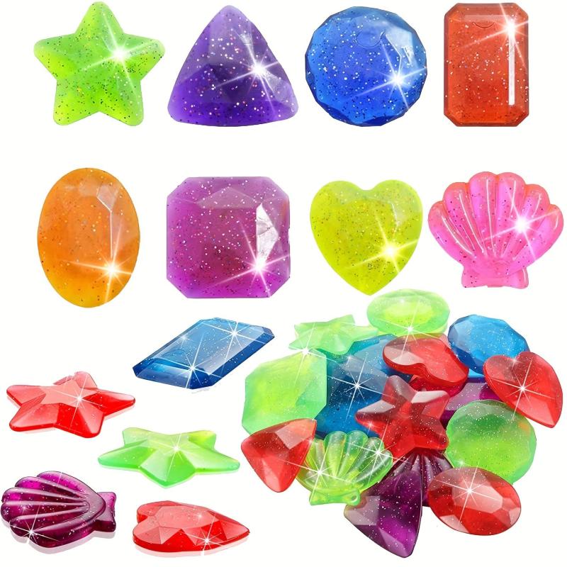 Colorful Diving Gem Pool Toys for Outdoor Summer Fun